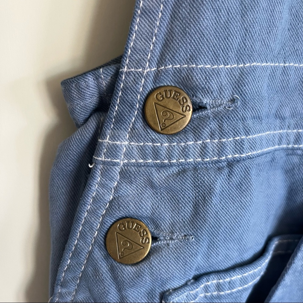 Vintage 1980’s Guess Overall Mini Dress Size 3 - Picture 8 of 13